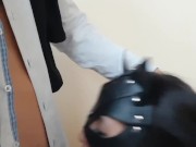 Tremenda mamada de mi novia mexicana, termino en su cara BLOWJOB