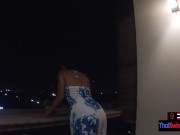 Asian teen girlfriend felt like giving her boyfriend a blowjob once they got home 11/16