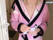 DoeGirls - Zazie Skymm Young Hungarian Babe Wants To Fuck Big Dick Delivery Man For Her Package 2/16