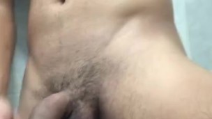 playing in the shower 