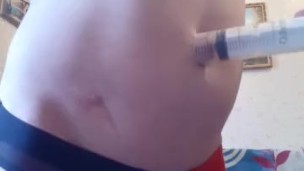 Pumping stomach and "pump" the belly button 