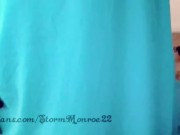 Totally amateur !! One of my first videos !! Fingering tight pussy backwards cowgirl style !!
