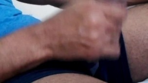 Guy Jerking Off and Cumming