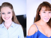 Maya Kendrick & Tiffany Rain Give POV Suck Jobs
