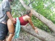 Hot couple can't wait to get home and have passionate sex in the jungle 10/16