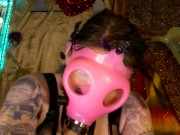 4K HD sexy Femdom Smoking Worship! 420 Gas Mask & Cigarette Smoking Worship JOI 11/16