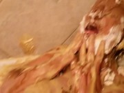 wam sploshing I feel like such a naughty slut when I get messy stacey38g