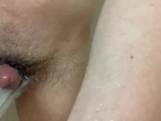 シャワーの水圧だけで射精する日本人男性（最後に少し喘ぐ） 15/16