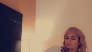 Sissy school girl tease