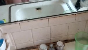 Bathroom strokes