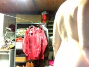 Your Italian giantess practices Karate in a cellar and crushes you under her dirty feet 1/16