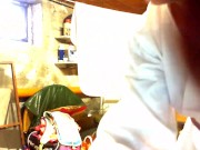 Your Italian giantess practices Karate in a cellar and crushes you under her dirty feet 4/16