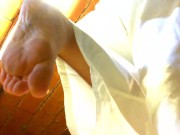 Your Italian giantess practices Karate in a cellar and crushes you under her dirty feet 7/16