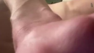 TWINK MASTURBATES SECRETLY IN FRIENDS BATHROOM - CUMSHOT