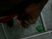 Paja en el baño 