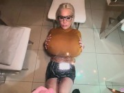 STEP-MOM is HORNY! Blowjob under table 13/16