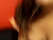 El novio de mi hermana me coge por la boca , se corre en mi boca y me dejó grabar 13/16