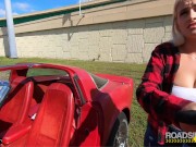 Roadside - Indica Monroe Riding Her Mechanics Big Cock 4/16