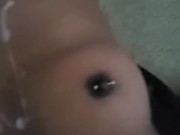 Her Friend was in the other Room so She Said I Had to Nut Quick !!