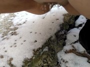 Winter piss compilation - Screenshot 9 of 16 - Pov