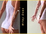 Wife in No Bra Flashing Big Wet Tits 10/16