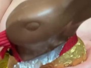 Annabel's chocolate bunny #AMSR 10/16