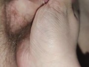 I spoiled his balls and then tortured his little cock with my Long nails *Close Up* 14/16