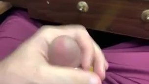 Cock ring office play trying to not get caught