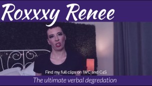 The ultimate verbal degradation!