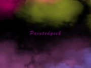 Tattooed Luna Cravez eating ice-cream sandwich from ass 1/16