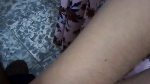 SEXO con mi hermosa VECINA, Casi llega su marido