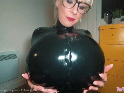 Tight Latex Jacket, he is ready to explode on my clothes! PREVIEW