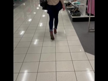 Naughty Milf Secretly Wears Remote Control Vibrator in Public Shopping Again!—CumPlayWithUs2
