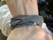 Blonde JAMIE JETT Public Sex after Crashing Porn Set 16/16