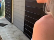 Blonde JAMIE JETT Public Sex after Crashing Porn Set 9/16