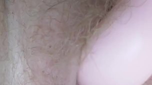 FTM cums with vibrator