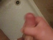 Have a cum in the shower from top