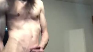 Long Hair Fit Boy Solo Quickie