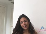 Autumn Falls POV scene fucking cock with her huge natural tits, shot behind the scenes in POV! 13/16