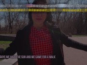 Let's walk in Nature - Public Agent PickUp Russian Student to Real Outdoor Fuck / Kiss Cat 1/16