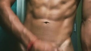 SHAPING MY BODY AND DICK AFTER A WORKOUT ROUTINE