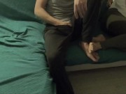 CRAZY CUMSHOT really close to 18 VIRGIN step sister while wathing a MOVIE together! perfect ass!  2/16