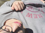 This is a different porn, masturbation at the park 10/16