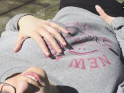 This is a different porn, masturbation at the park 9/16