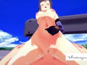 Genshin Impact Hentai - Mona Uncensored hentai in the street 2/2 15/16