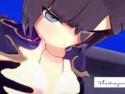 Genshin Impact Hentai - Mona Uncensored hentai in the street 2/2 3/16