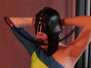 チアダンスインストラクターKYOKO　全頭マスク＆鼻フックでトレーニング - Screenshot 12 of 16 - Japanese