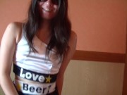 レオタード姿の日本人レースクイーンがホテルで責められる 13/16