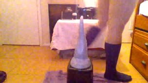 Chub takes bad dragon ika xl