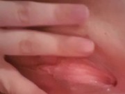 Alix Rogue opens up her wet pussy lips short clip